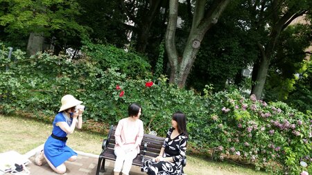 プロフィール写真も撮影しています